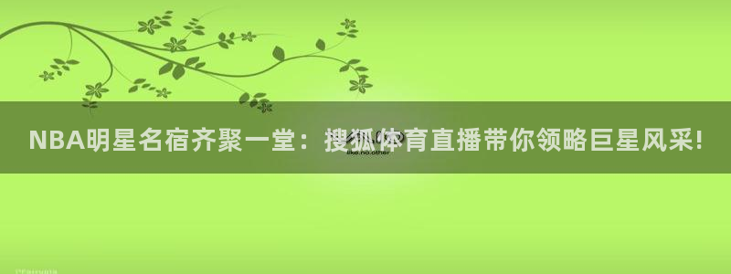 搜球吧体育直播：NBA明星名宿齐聚一堂：搜狐体育直播带你领略巨星风采!